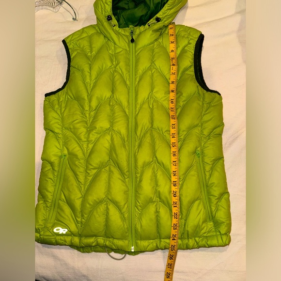 Outdoor Research Puffer Vest. Lime Green - Picture 9 of 9